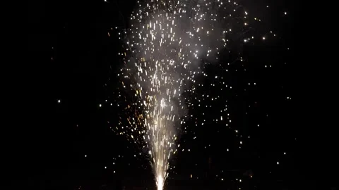 Stellar Display  Breathtaking Firework Explosion Stock Footage 323992179