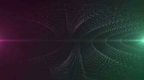 Stellar Eclipse Pink Green Stock Footage 20538779