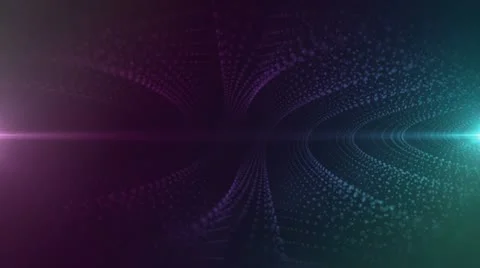 Stellar Eclipse Purple Blue Stock Footage 12034175