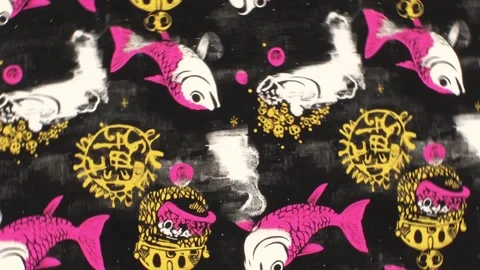 Stellar Fish Dance – Rotation Motion Stock Footage 306521554