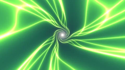Stellar light rays through wormhole background for visual Video stock 342471438