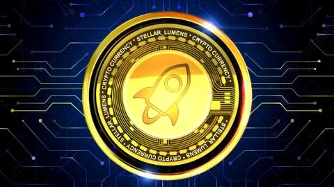 STELLAR LUMENS Illustrazione stock