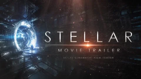 Stellar - Sci-Fi Cinematic Movie Trailer and Futuristic Film Teaser Modèle After Effects