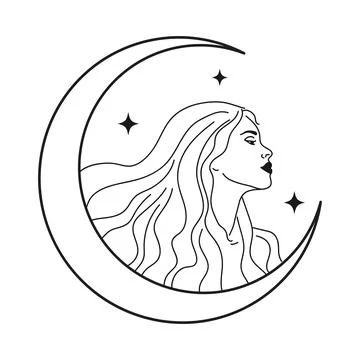 Stellar Star Logo Andromeda Arch Concept-02. Black Option. Stock Illustration