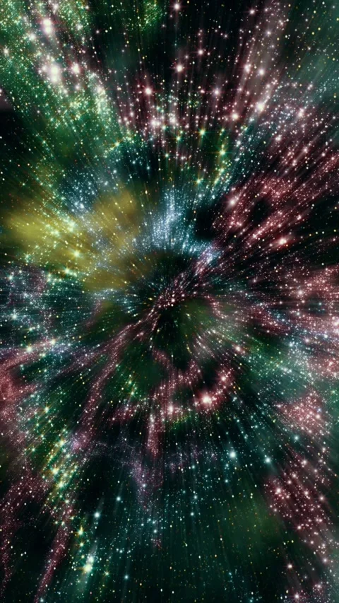 Stellar Voyage Through Space Loop Stock Footage 303519635