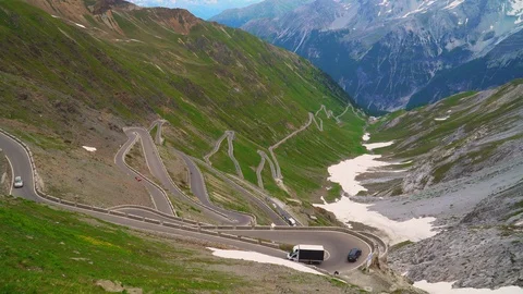 Stelvio Pass / Italy Stock Footage 117699522