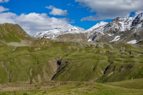 Stelvio pass Foto stock
