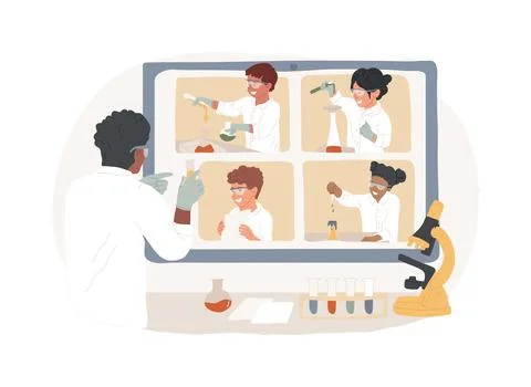 STEM activities isolated concept vector illustration. イラスト素材