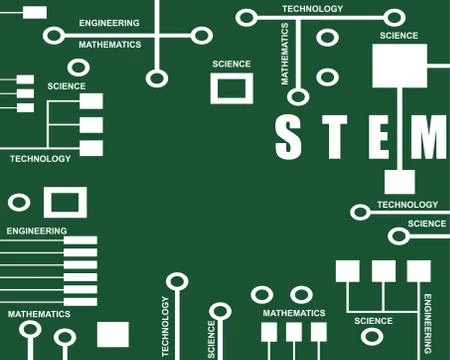 STEM  background 2 Stock Illustration