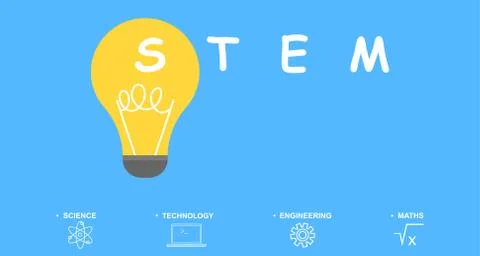 STEM  background Stock Illustration