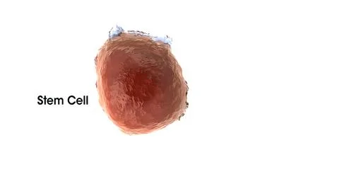A stem cell is a cell with the unique ability to develop into specialised cel Stock Illustration