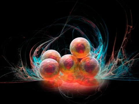 Stem cell research, conceptual artwork Stock-Illustration
