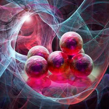 Stem cell research, conceptual artwork Illustrazione stock