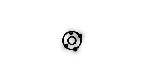 Stem Cell Therapy Line Icon Animation Loop White Background Stock Footage 341540625