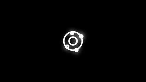 Stem Cell Therapy Line Icon Animation Loop Black Background Stock Footage 341542133
