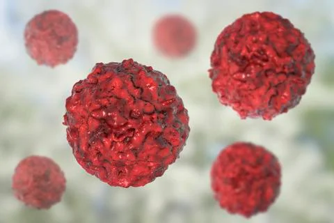 Stem cells on colorful background Stock Illustration