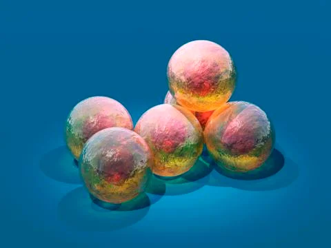 Stem cells, conceptual artwork Stock Illustration