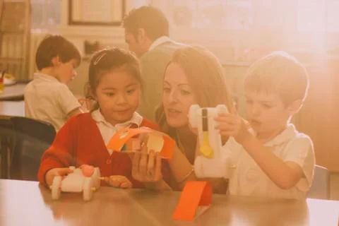 STEM In The Classroom Stockfoto's