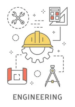 STEM concept illustration. Illustrazione stock