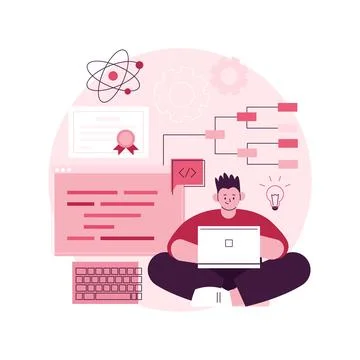 STEM education abstract concept vector illustration. Stock Illustration