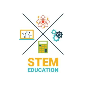 STEM education concept Stock Illustration