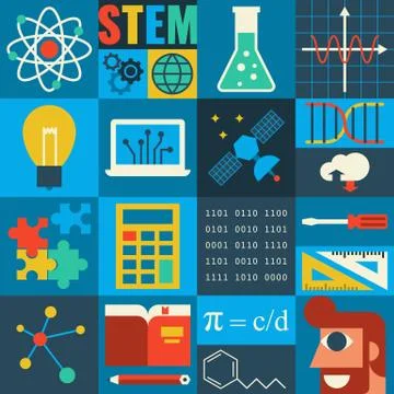 STEM Education Stock-Illustration
