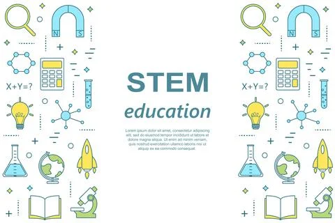 STEM education Stock Illustration