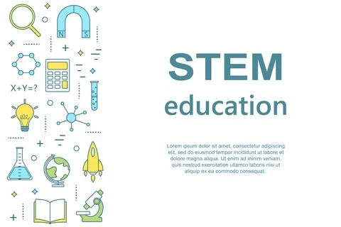 STEM education Stock Illustration