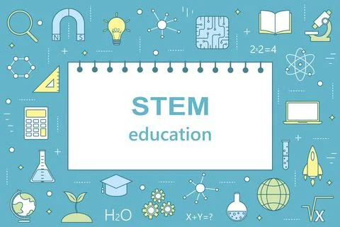 STEM education Stock Illustration