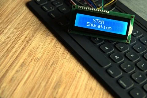 STEM Education LCD Display Stock Photos