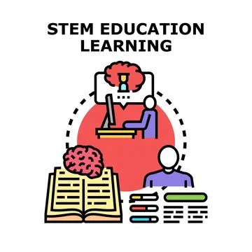 Stem education learning concept vector illustration Stockillustratie