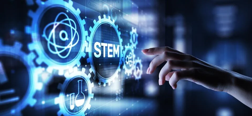 STEM science, technology, engineering, and mathematics as educational categor Stock-Fotos