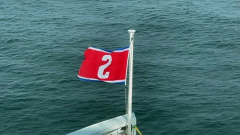 Stena Line Flag Stock Footage 204159823