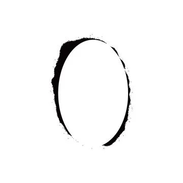 Stencil spray effect paint frame. Illustrazione stock