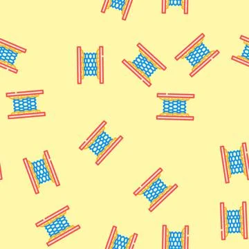 Stent placement surgery vector seamless pattern Stock Illustration