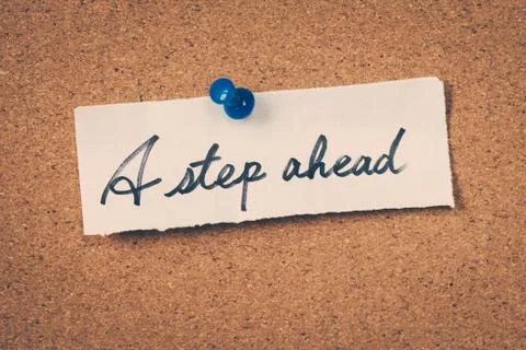A step ahead Stock Photos