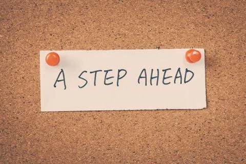 A step ahead Stock Photos
