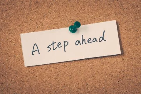 A step ahead Stock Photos