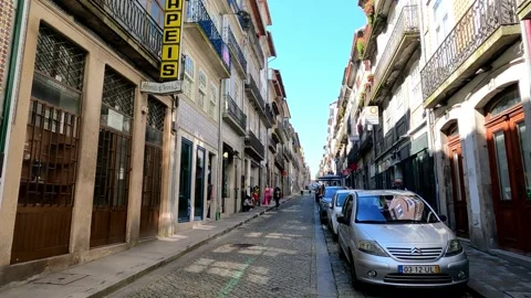 Step Back in Time Porto's Historic Streets In Porto, Portugal Stock Footage 277878205