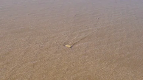 Step on the beach, woman's leg morocco Stock Footage 58484279