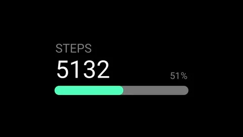 Step Counter 10000 Stock Footage 334342220