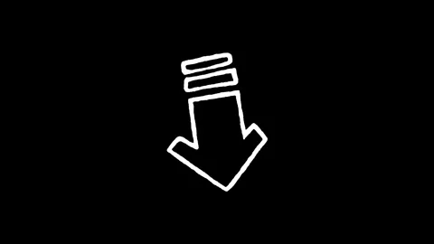 Step Downward Arrow Icon Stock-Footage 346822363