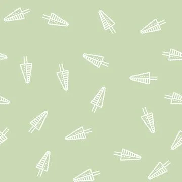 Step drill bit line seamless pattern Stock Illustration