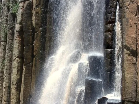 Step Falls Stock Footage 490165