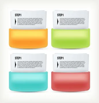 Step folder Stock Illustration