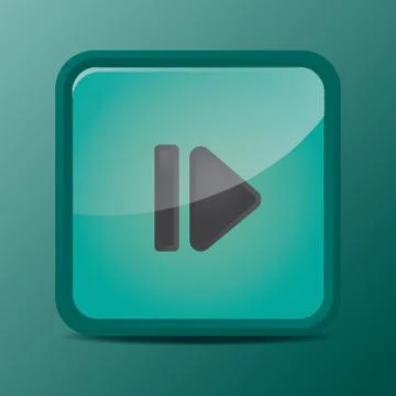 Step Forward Button Stock Illustration
