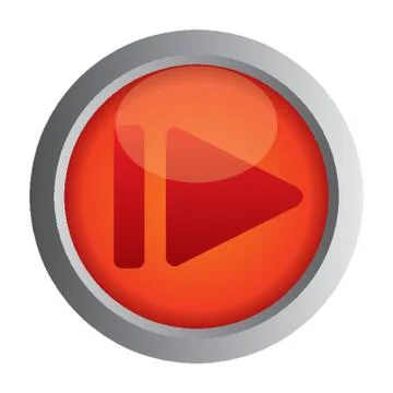 Step Forward Button Stock Illustration