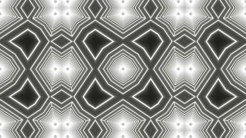 Step into the future with a symmetrical pattern of neon lines that shine Stock Footage 214411847