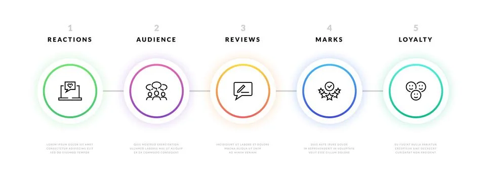 Step infographic. Workflow process graphic info, banner template for business Stock Illustration