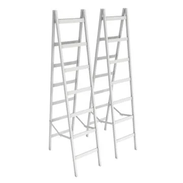 Step ladder 3d render Ilustración de archivo